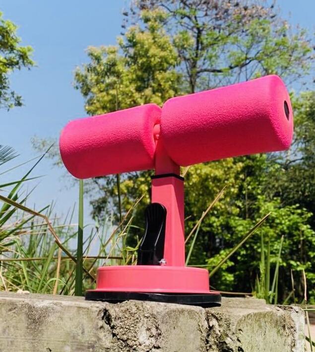 Barra de abdominales de pie para gimnasio, dispositivo auxiliar para el hogar, equipo de entrenamiento muscular para fortalecer el core abdominal