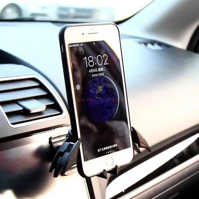 New Arrival Batman Gravity Buckle Type Car Phone Holders Air Outlet Navigation Support Frame Suitable For All 4-6.5 Inch Devices - V.I.P Digital Presence