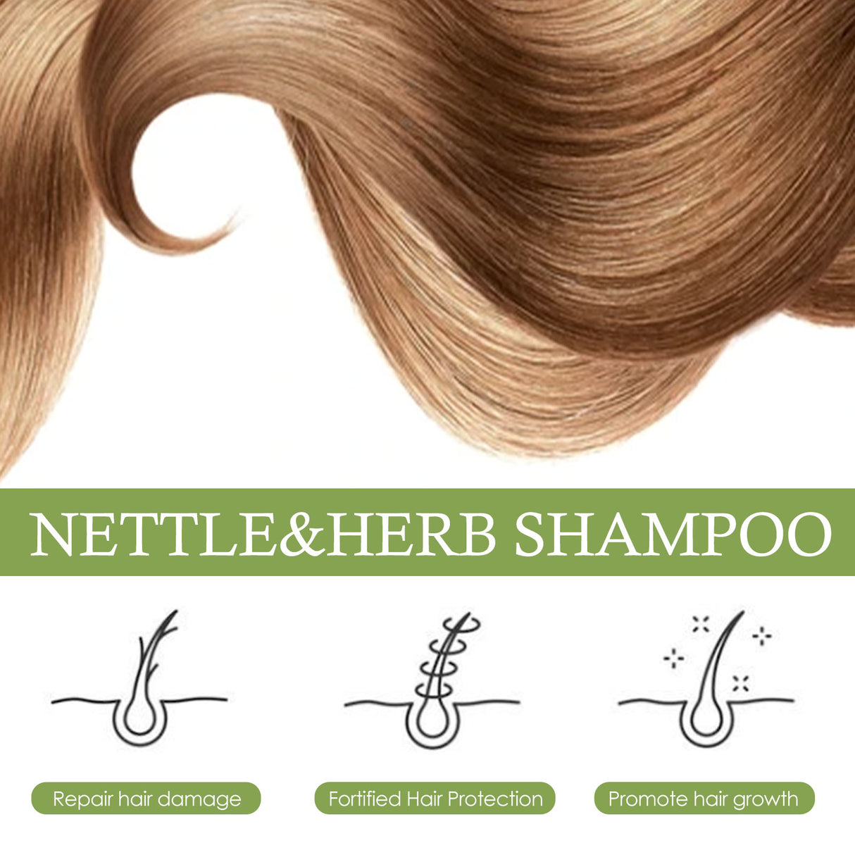 Herbal Shampoo Deeply Cleanses Scalp, Softens Hair, Moisturizes Hair Roots, And Strengthens Hair - V.I.P Digital Presence