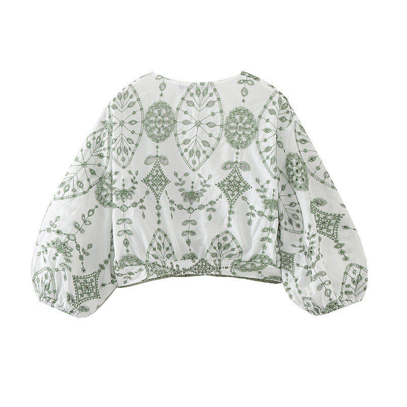 Fashionable Casual Loose Embroidered Short Top and Shorts for Women - V.I.P Digital Presence