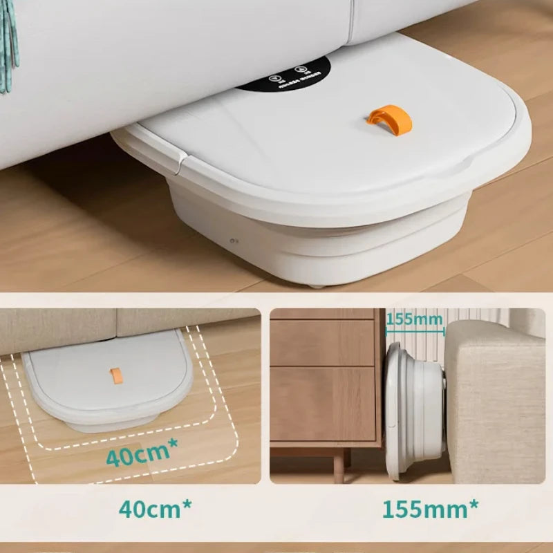 Folding Foot Bath Tub with Electric Massage Deep Foot Soaking Bucket Automatic Heating Foot Therapy Tub for Home - V.I.P Digital Presence