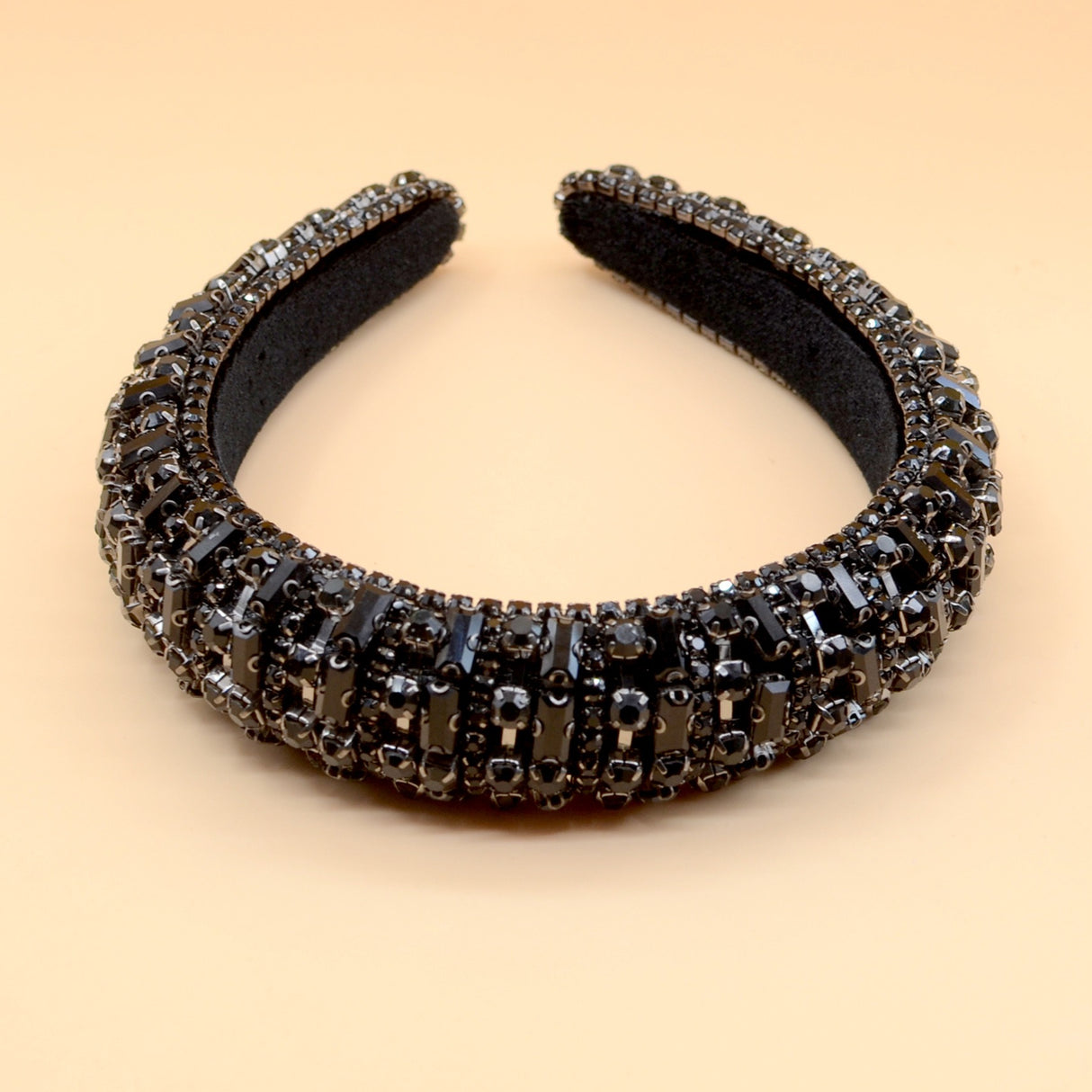 Luxury Sparkly Full Crystal Pearl Baroque Hairband Padded Rhinestone Princess Headband For Headdress Birthday Hair Jewelry - V.I.P Digital Presence