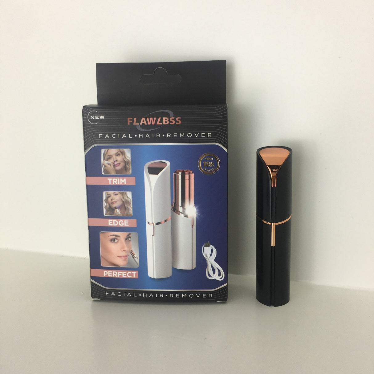 Lipstick eyebrow trimmer, women's shaver, hair remover, electric eyebrow trimmer, charging eyebrow trimmer, hair scraper