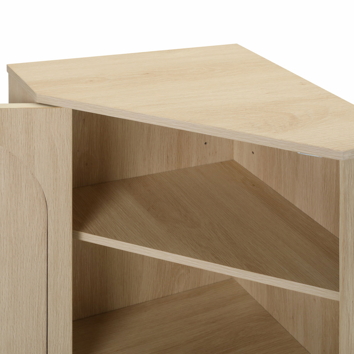 Corner cabinet ,Rattan door,Freestanding Corner Tables For Small Spaces, Corner Shelf Stand For Living Room, Kitchen - V.I.P Digital Presence