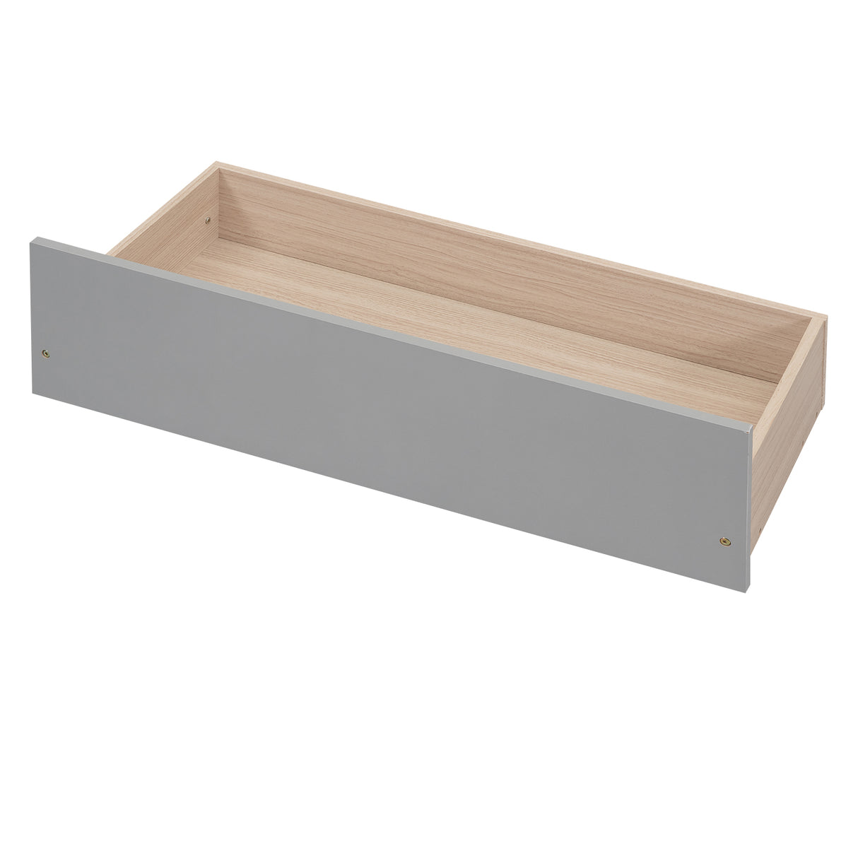 Full Size Platform Bed with Storage Headboard, Charging Station and 4 Drawers, Gray - V.I.P Digital Presence