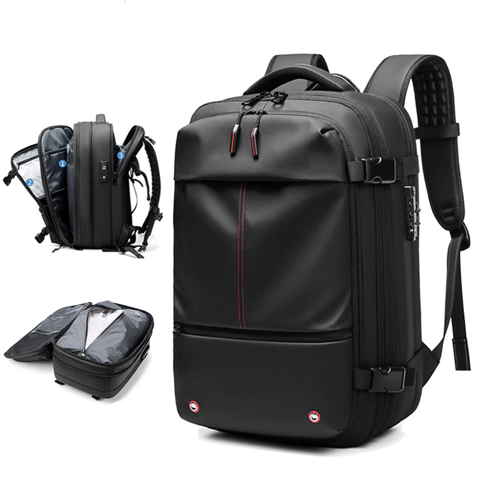Expandable Waterproof Travel Backpacks Men Business Laptop Backpack With Valve Vacuum Compression Backpack - V.I.P Digital Presence