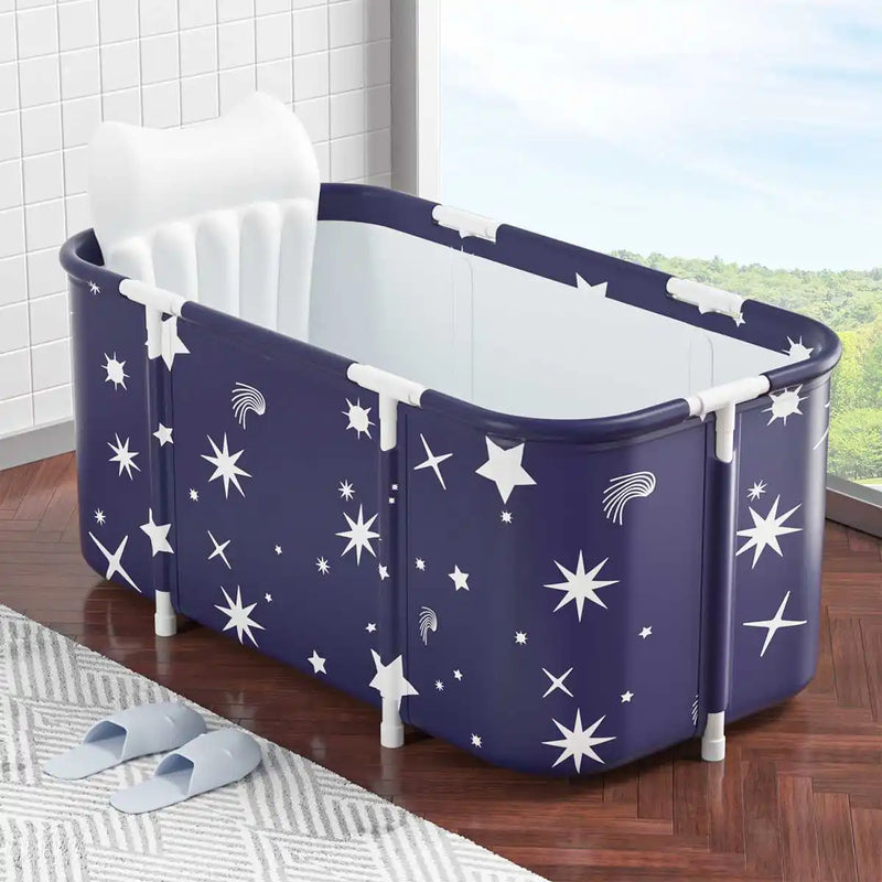 120CM Bathtubs Folding Bath Bucket Thicken Shower Barrel Adult IceTub Baby Swimming Pool Insulation Family Bathroom SPA Tub - V.I.P Digital Presence