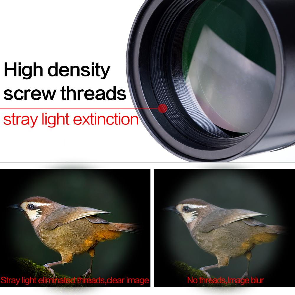USCAMEL Bird Watching Waterproof Spotting Scope - 20-60x60 Zoom Monocular Telescope - With Tripod - with Camera Photography Ada - V.I.P Digital Presence