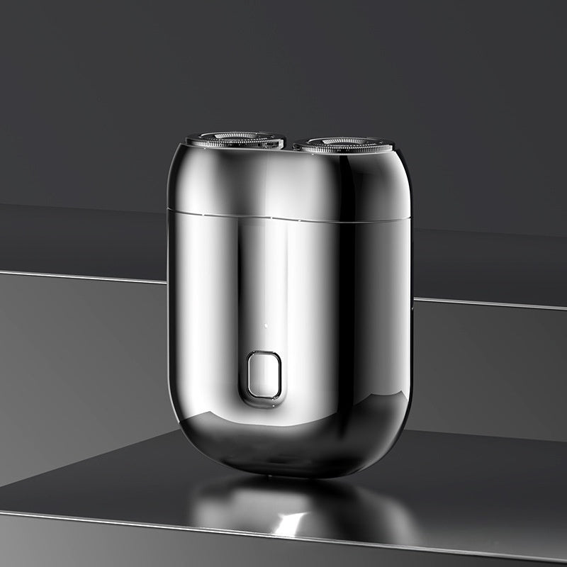 USB rechargeable electric washable shaver, men's dual blade mini travel portable shaver - V.I.P Digital Presence