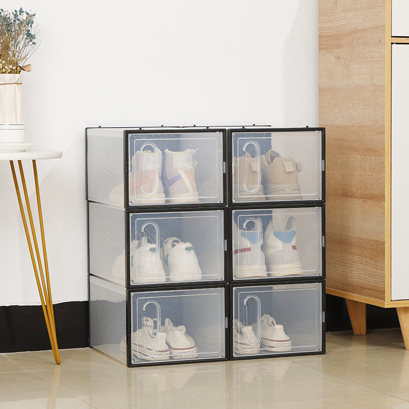 Hot Selling Foldable Shoe Storage Box, Stackable Shoe Cabinet, Dustproof Shoe Organizers Rack Shelf. - V.I.P Digital Presence