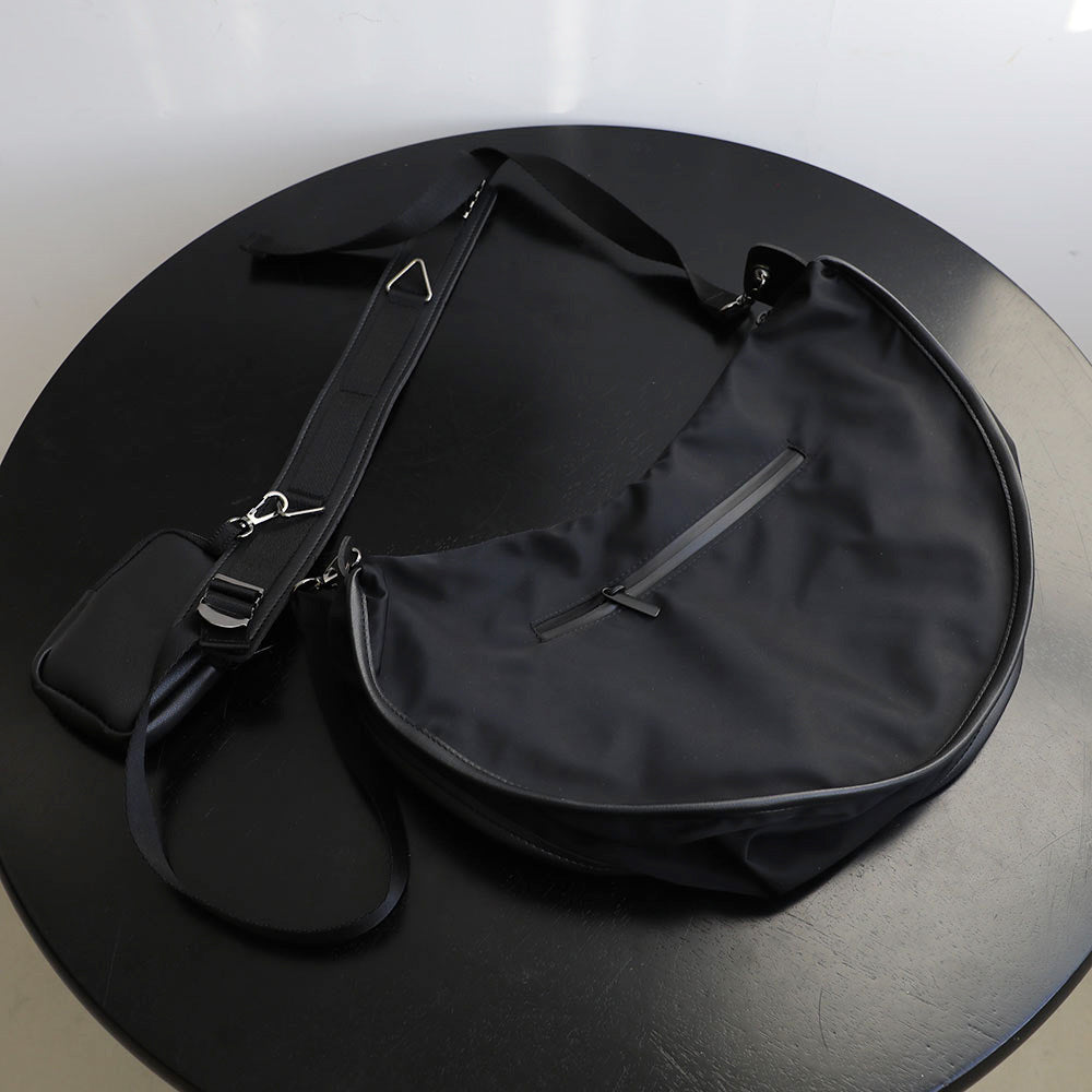 Casual Simple Dumpling Bag Trendy New Fashion Nylon Two-In-One Shoulder Messenger Bag For Men - V.I.P Digital Presence