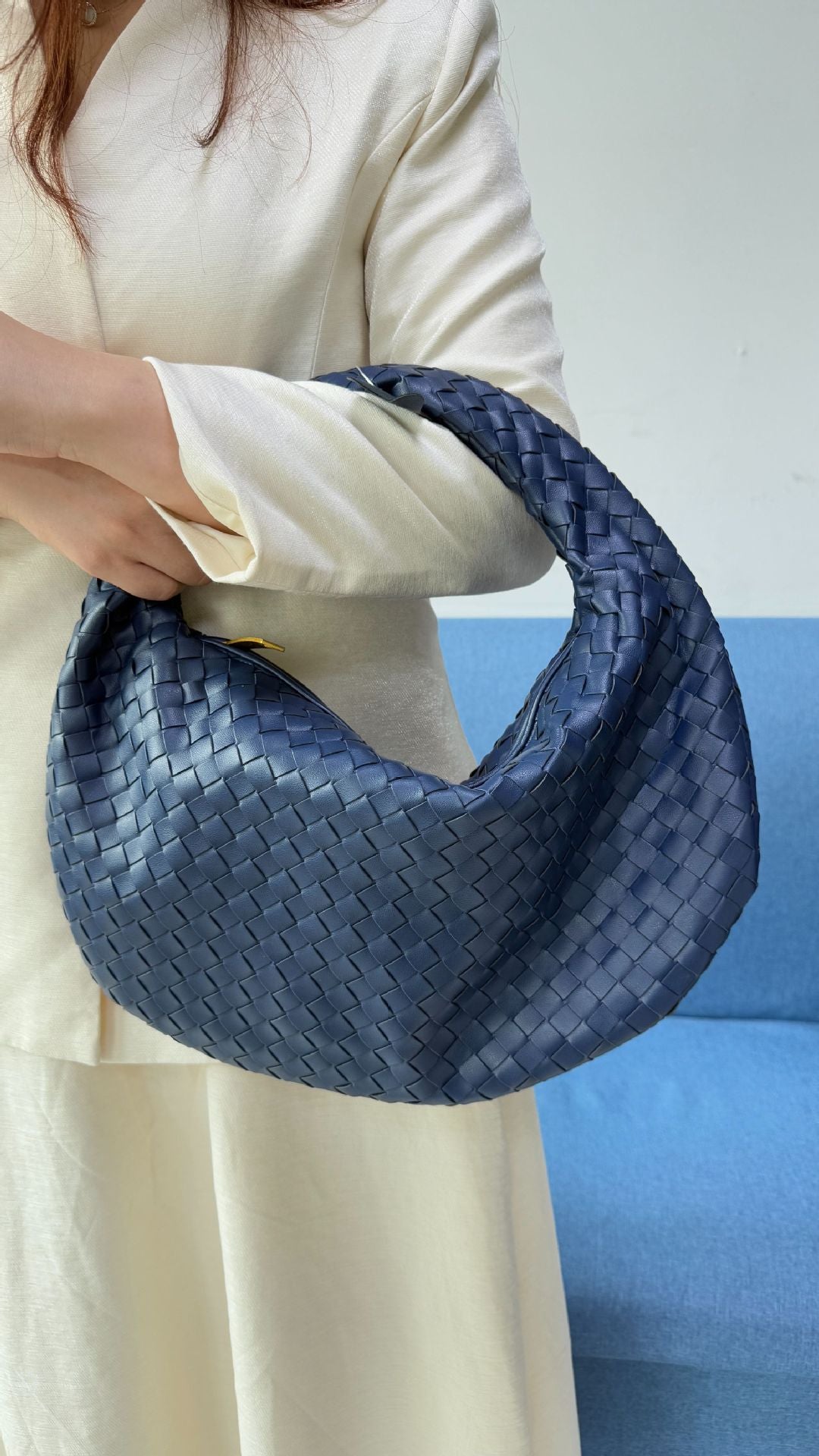 Large size women's woven bag large capacity hand-held armpit bag women's bag - V.I.P Digital Presence