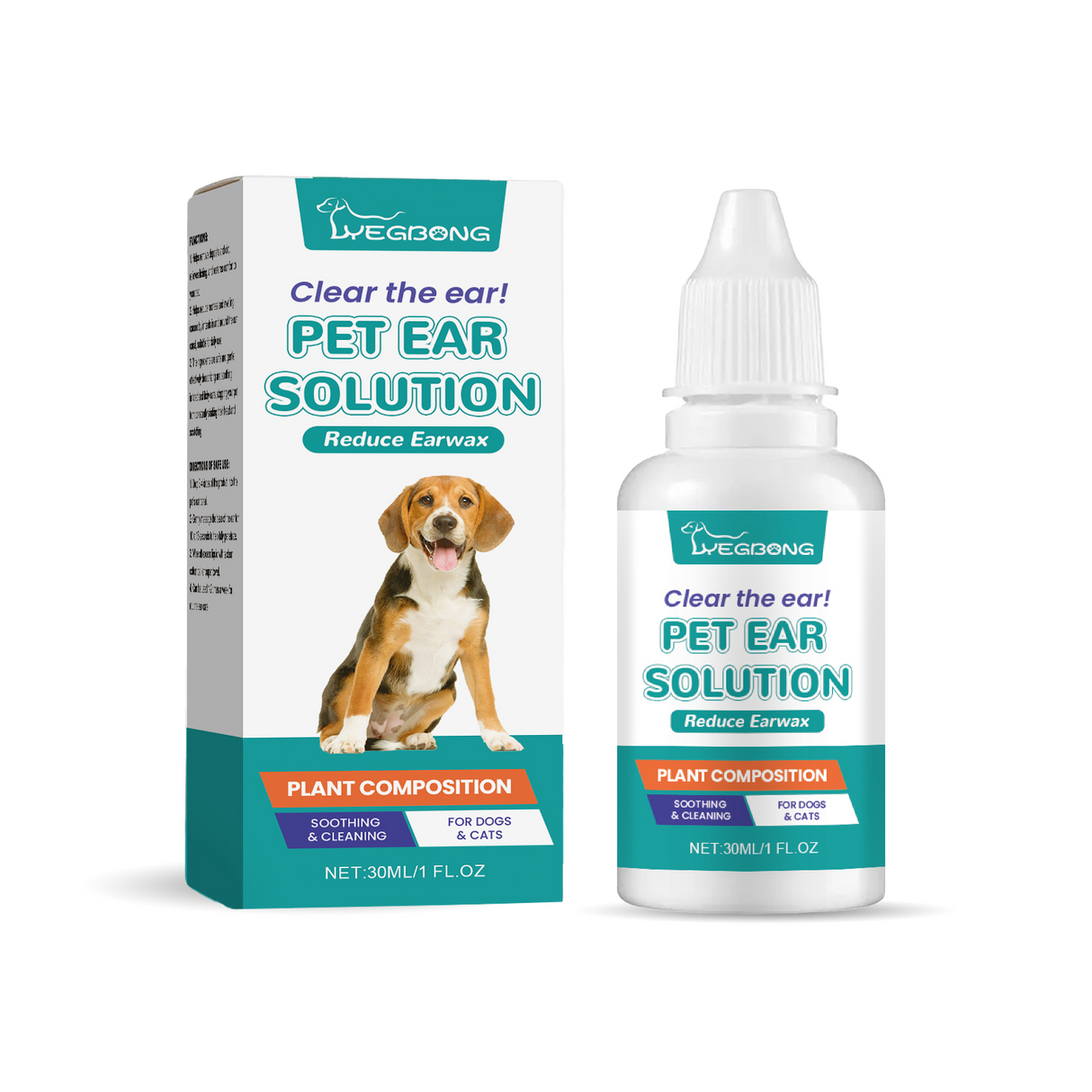 Pet Ear Wash Relieves Ear Discomfort For Cats And Dogs Clean, Decontaminate, Moisturize, Soothe And Nourish - V.I.P Digital Presence