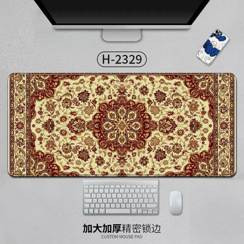 Large Persian Mouse Pad Office Carpet MousePad Natural Rubber Lockedge Anti Slip Desk Mat Laptop Office Game Accessories Pad - V.I.P Digital Presence