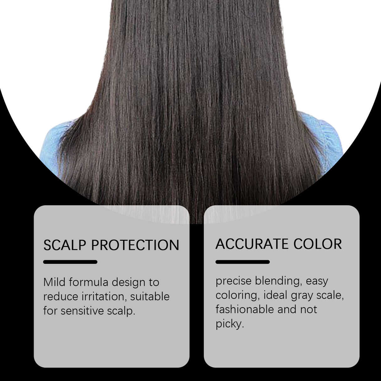 Plant Black Hair Shampoo Plant Extract Wash Care Diy Color Developing Hair Refreshing And Supple Shampoo - V.I.P Digital Presence