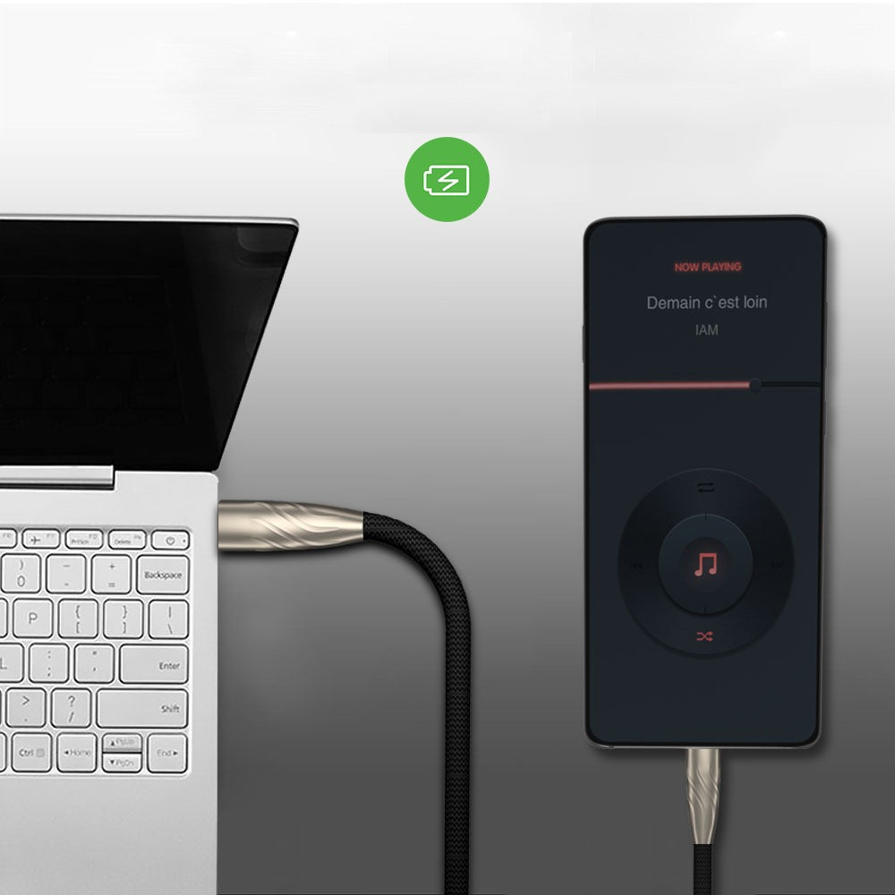 5AType-c zinc alloy fast charging data cable suitable for Android charging Xiaomi Huawei phone fast charging cable durable - V.I.P Digital Presence