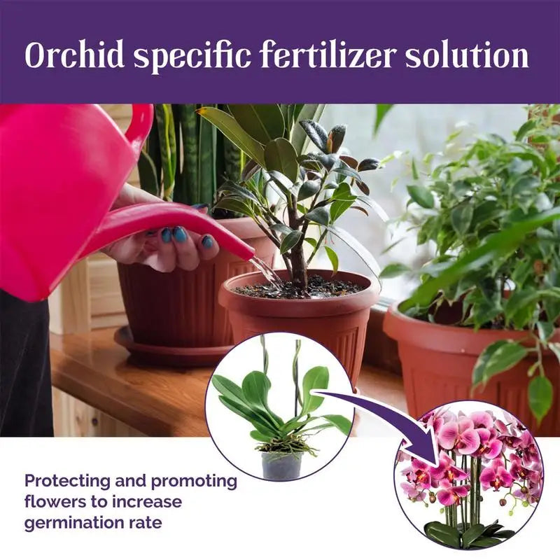 50ml Orchid Fertilizer Liquid Orchid Flower Plants Growth Enhancer Supplement Houseplants Food Promoter For Orchids Acid Blooms - V.I.P Digital Presence