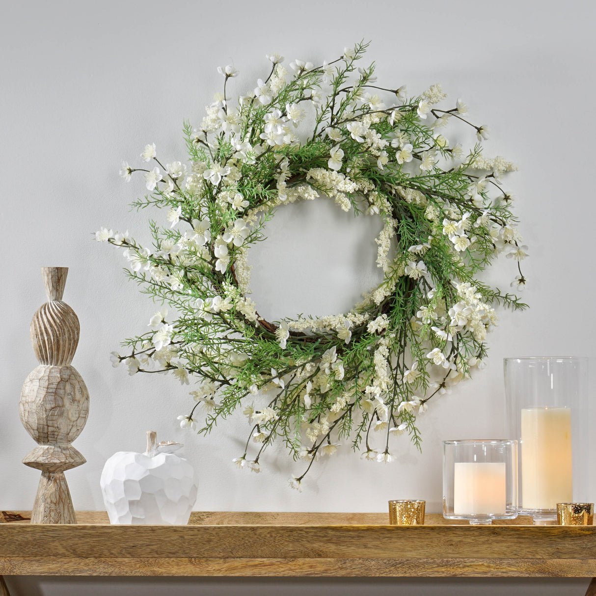 30" Plum Blossom Wreath - V.I.P Digital Presence