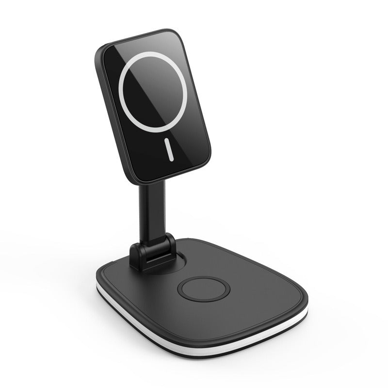 Multi functional wireless charging desktop magnetic bracket suitable for folding wireless chargers for Apple and Huawei phones - V.I.P Digital Presence