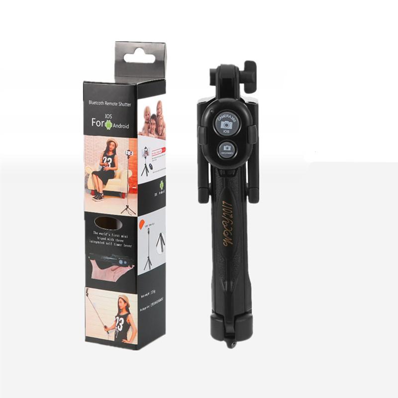 Mini Selfie Stick Foldable Tripod 3 in 1 Universal Romote Bluetooth Stick - V.I.P Digital Presence