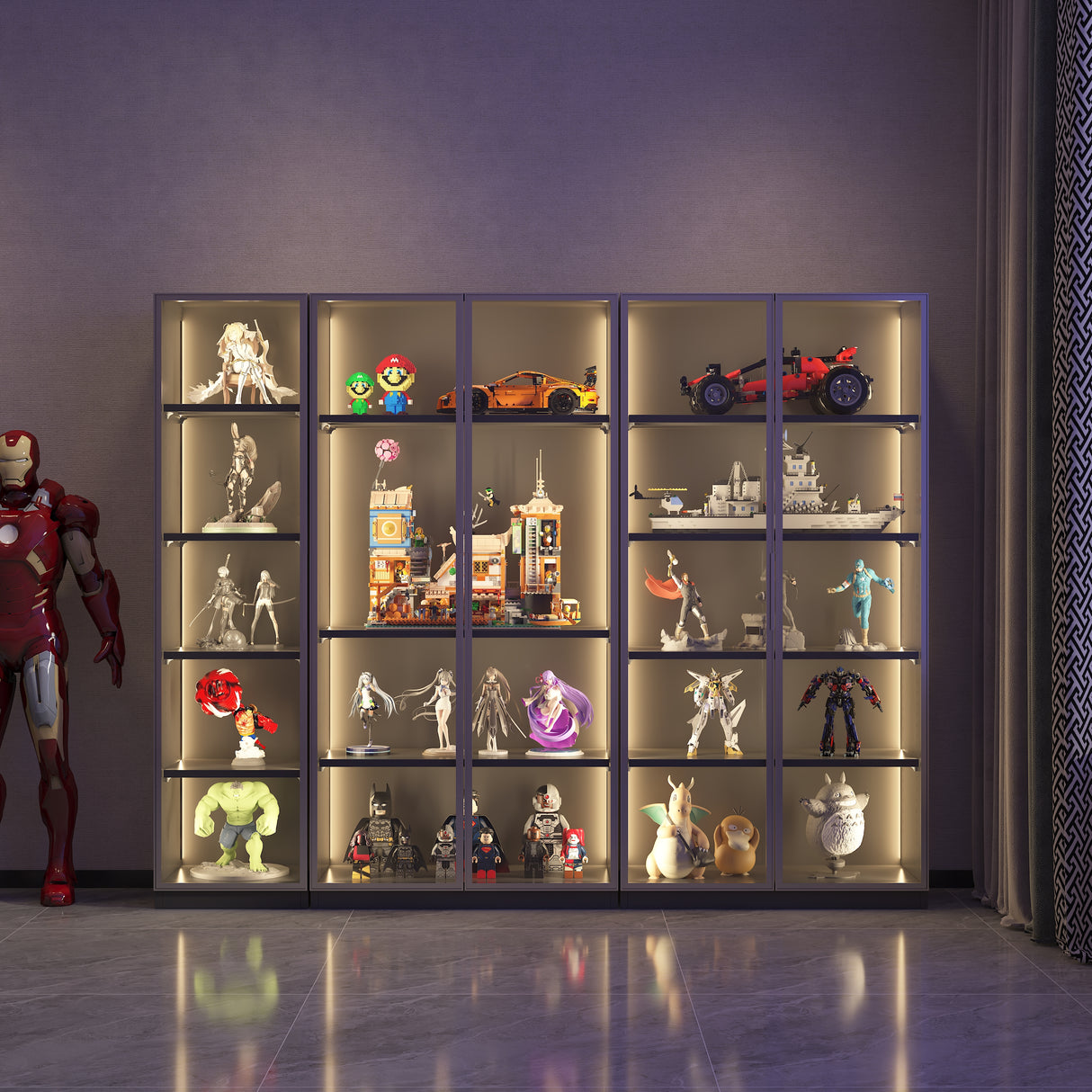 Single door display cabinet - V.I.P Digital Presence