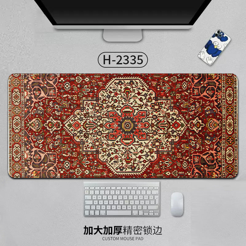 Large Persian Mouse Pad Office Carpet MousePad Natural Rubber Lockedge Anti Slip Desk Mat Laptop Office Game Accessories Pad - V.I.P Digital Presence