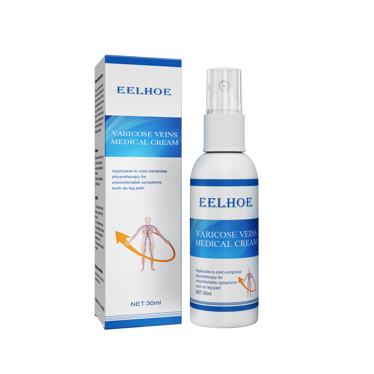 Intravenous Massage Spray For Varicose Veins Relief And Earthworm Leg Blood Vessel Bulge Pain Spray - V.I.P Digital Presence