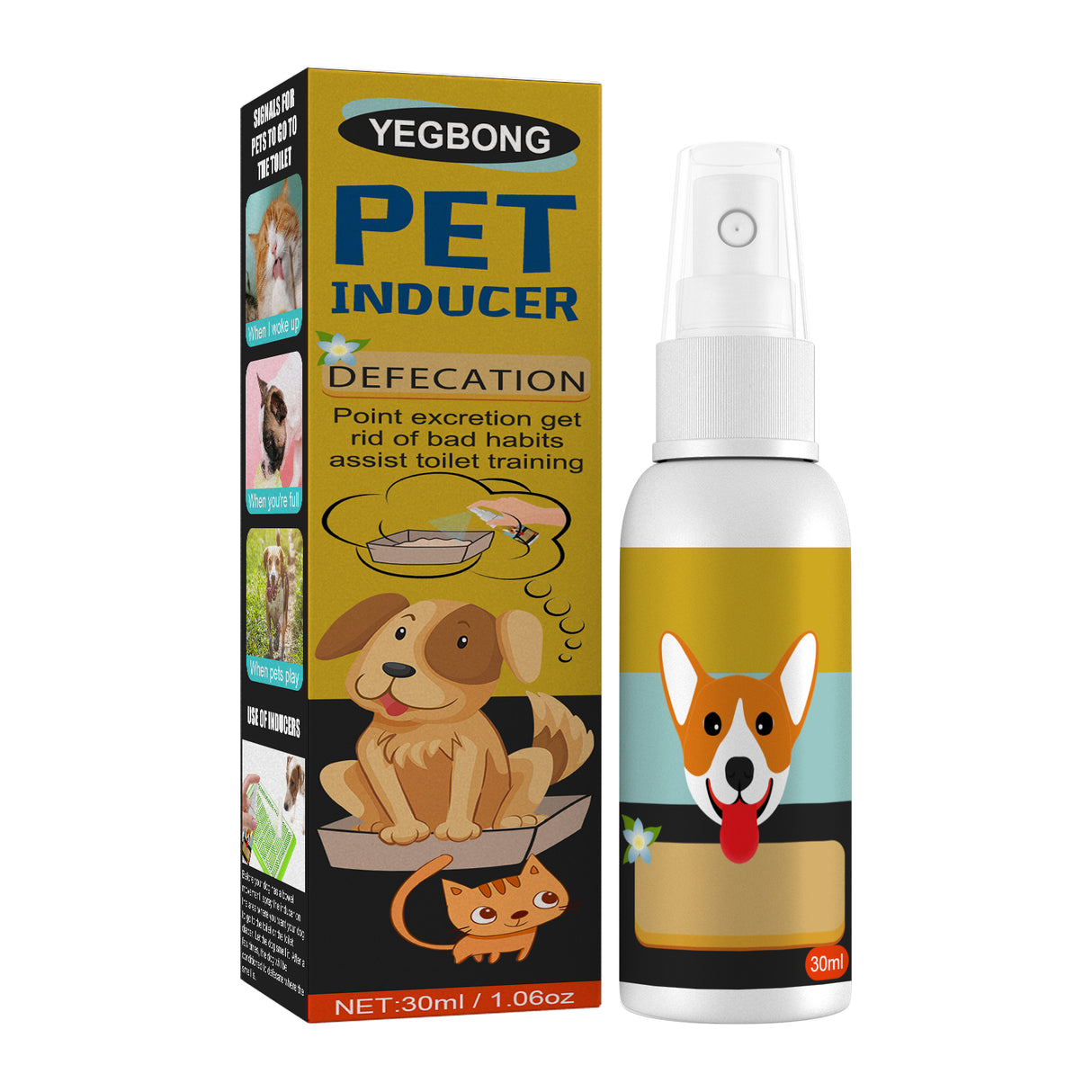 Pet Defecation Locator Spray, Pet Poop Location Pet Cats And Dogs Locate Defecation Inducers - V.I.P Digital Presence