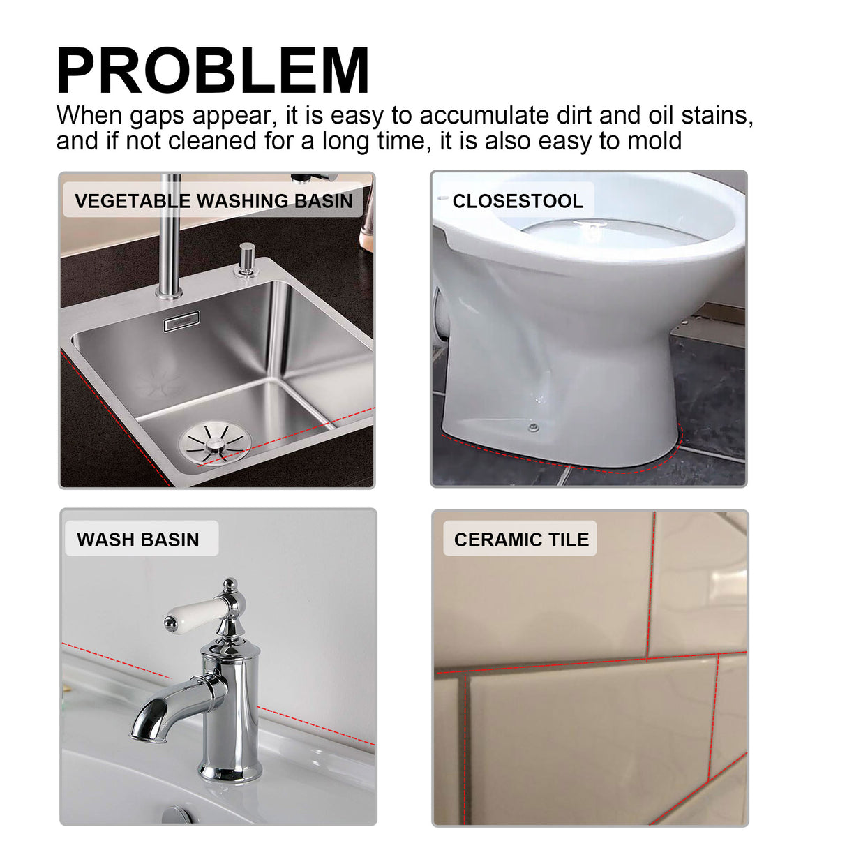 Plastic Cement Sealant, Wall And Floor Tile Crack Repair Glue Seam Tile Adhesive - V.I.P Digital Presence