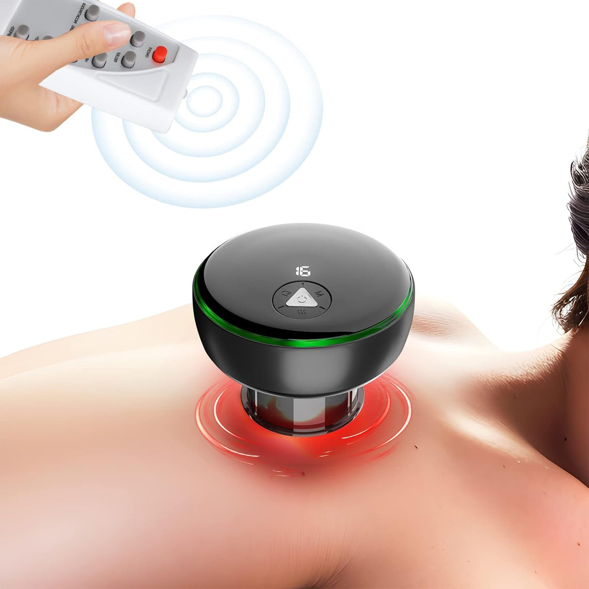Electric Smart Cupping Therapy Set,5 in 1 Remote Control Cupping Set with Red Light Therapy for Pain Relief, Recovery,Cupping Th - V.I.P Digital Presence