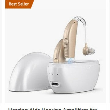 Portable Dual-Ear Hearing Aids with Amplifier and Rechargeable Function - V.I.P Digital Presence