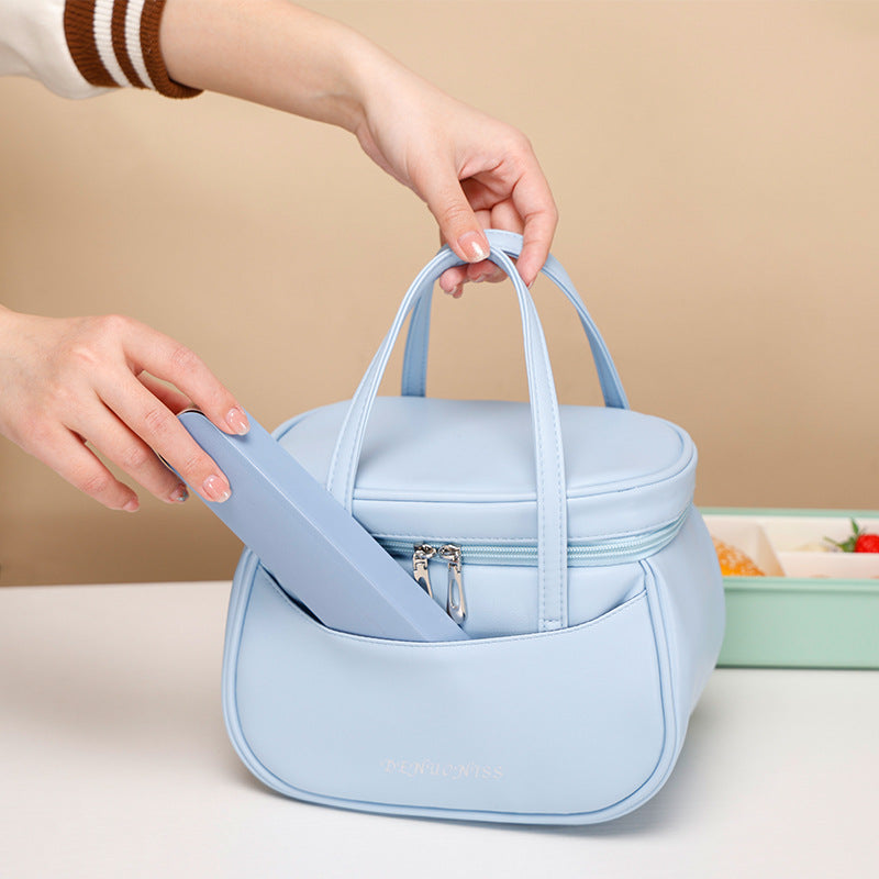 Mini fashion office PU high seal waterproof lunch box bag insulation lunch bag - V.I.P Digital Presence