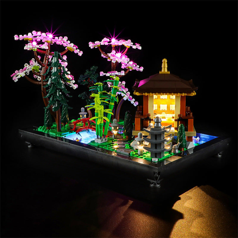YEABRICKS is compatible with LEGO 10315 Peaceful Garden building blocks, LED lighting, creative accessories, and assembled lighting - V.I.P Digital Presence
