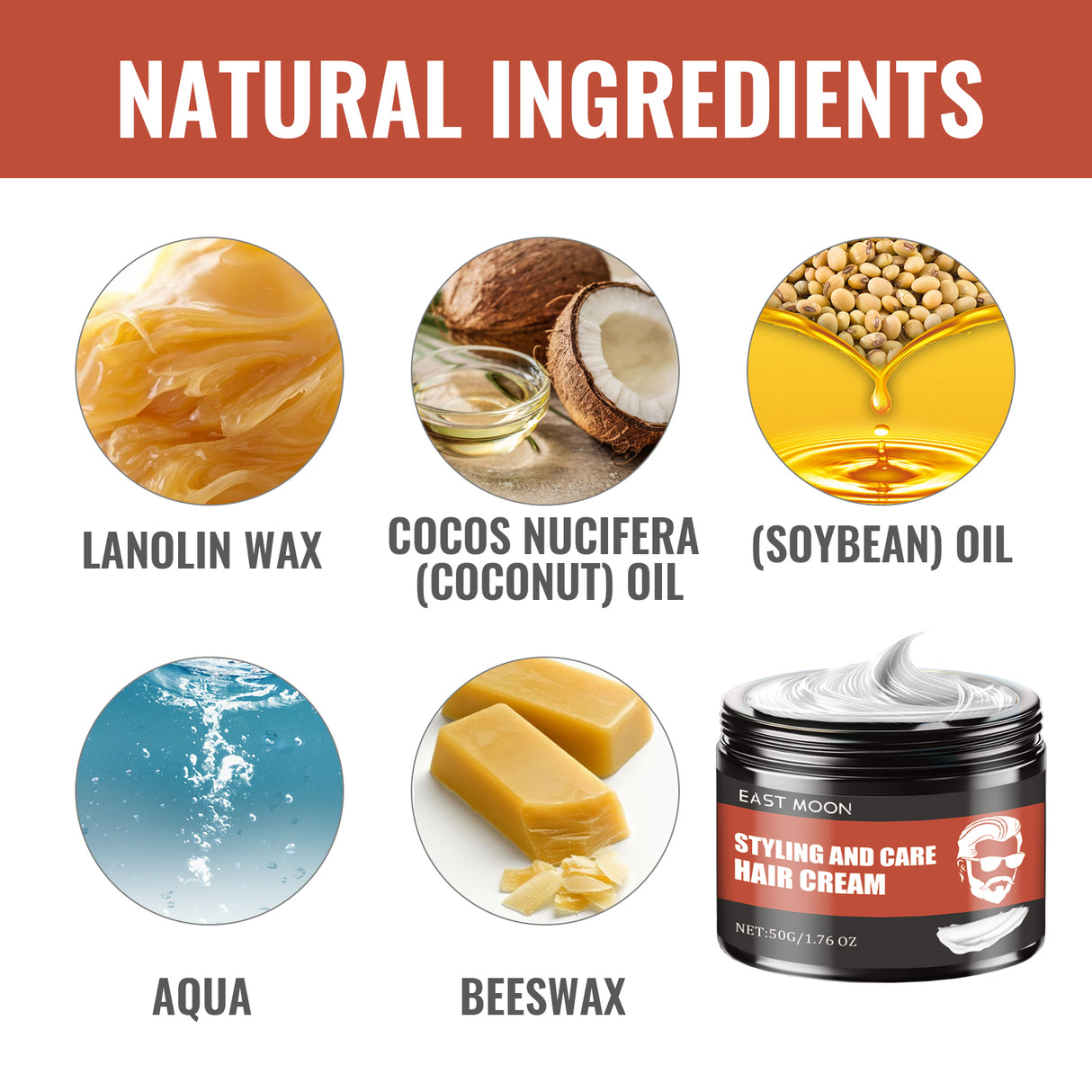 Styling And Care Hair Cream, Strong Hair Styling Moisturizing Shine Long-Lasting Styling Natural Volumizing Cream - V.I.P Digital Presence