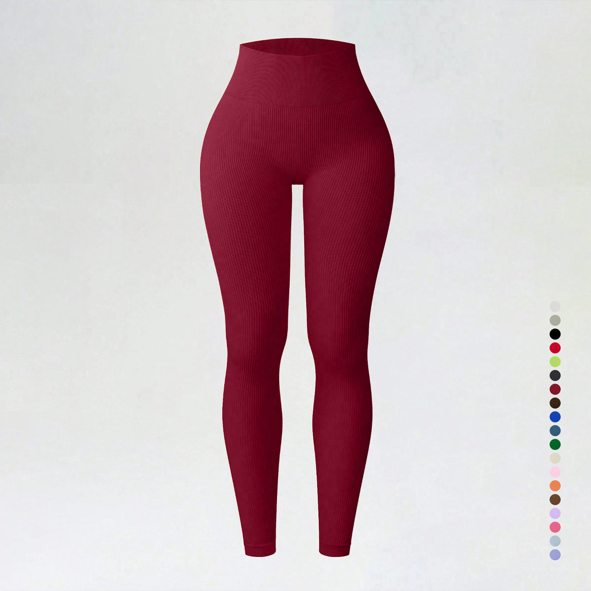 Threaded autumn and winter yoga pants seamless fitness pants high waisted sports yoga clothes leggings - V.I.P Digital Presence