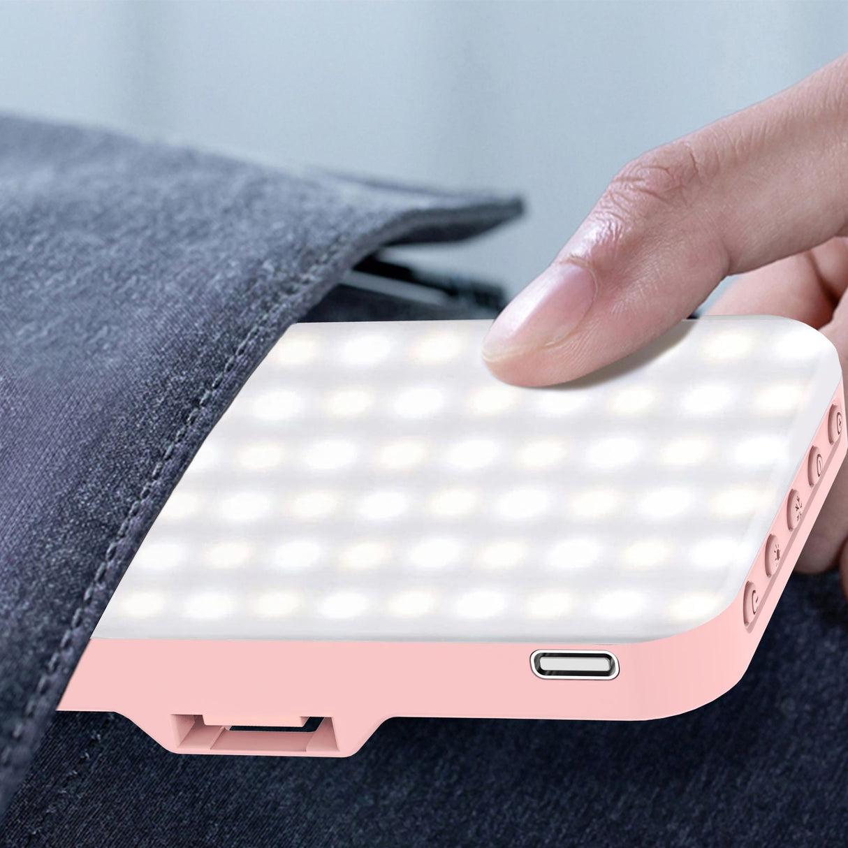 LED lights Mobile phone fill light pocket Portable vlog Tiktok live video shooting selfie night light - V.I.P Digital Presence