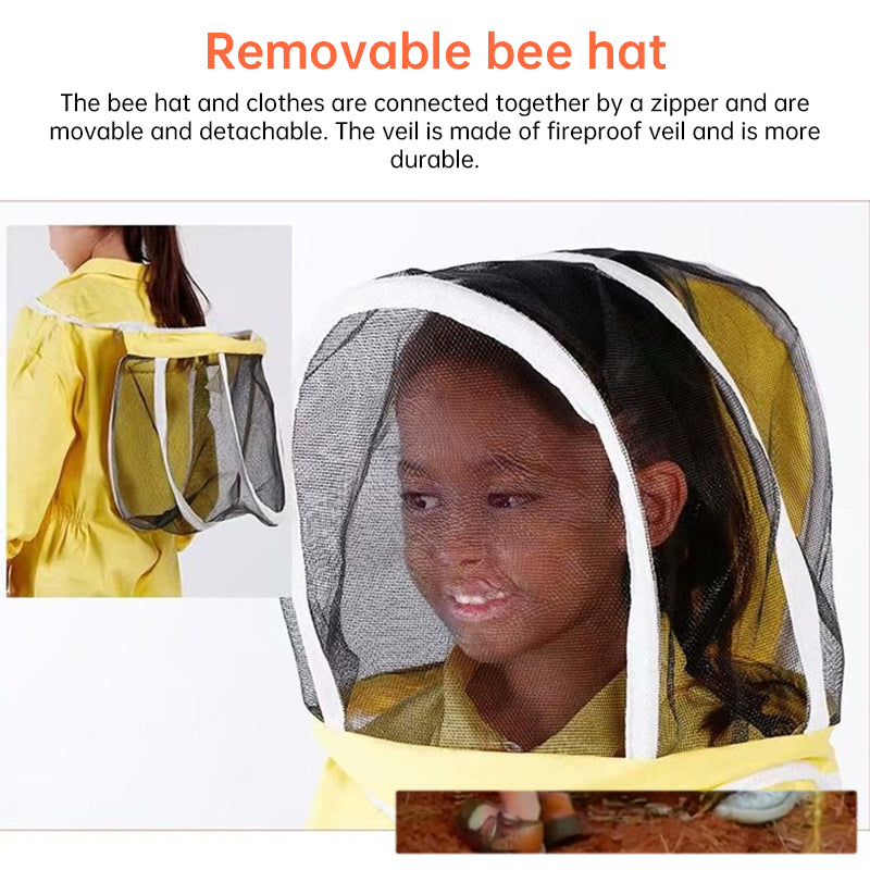 A set of children's beekeeper suits (breathable type), beekeeping equipment, and gloves. - V.I.P Digital Presence