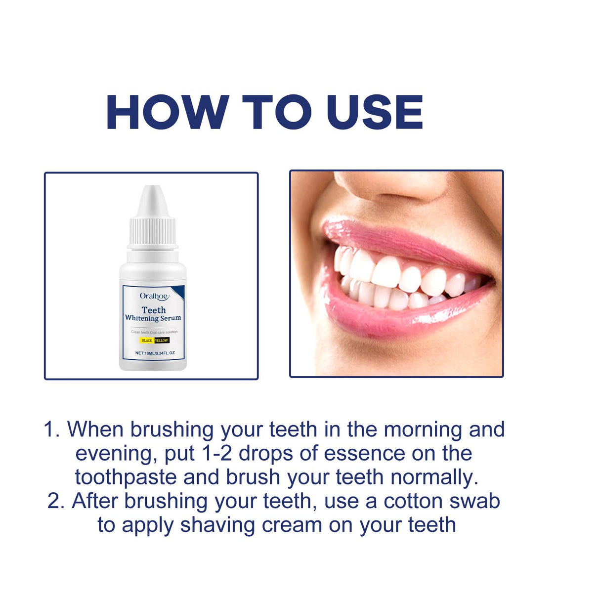 Teeth Whitening Serum, Remove Stains Yellow Dirt Deep Cleaning Whitening Essence - V.I.P Digital Presence