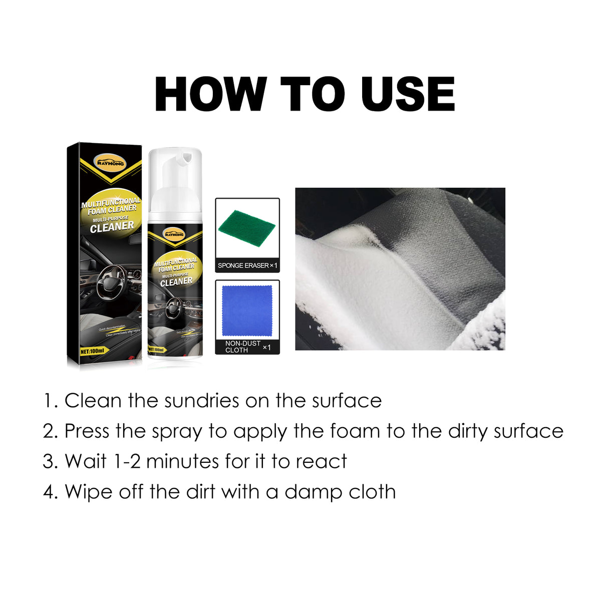 Car Interior Cleaner, Interior Instrument Panel Cleaning Maintenance Polishing Refurbished Multi-Functional Cleaner - V.I.P Digital Presence