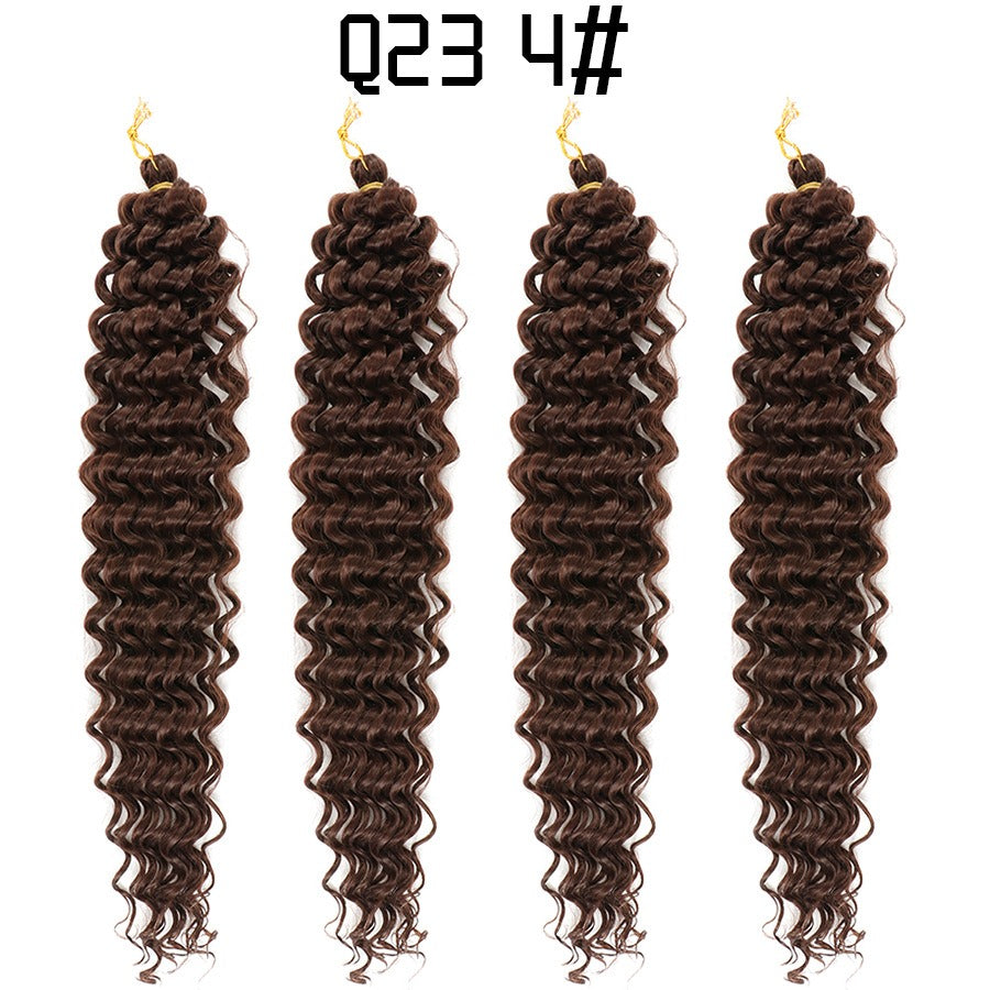 African crochet hair wig Deep Wave hair Latin American curly braided hair fluffy - V.I.P Digital Presence