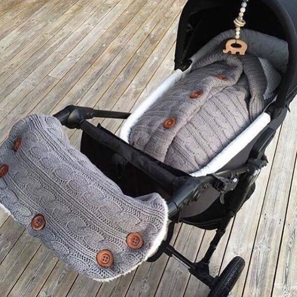 Infant Baby Swaddle Sleeping Bag Cute Soft Sleep Sack Stroller Wrap+Stroller Gloves - V.I.P Digital Presence