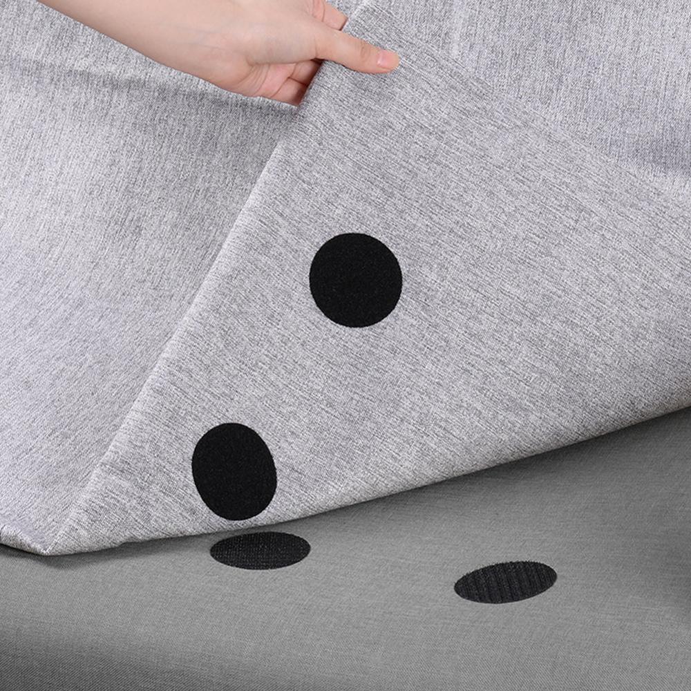 5 pares de almohadillas adhesivas de doble cara, redondas y fijas, para manualidades, ropa de cama, sofás y alfombras, antideslizantes.