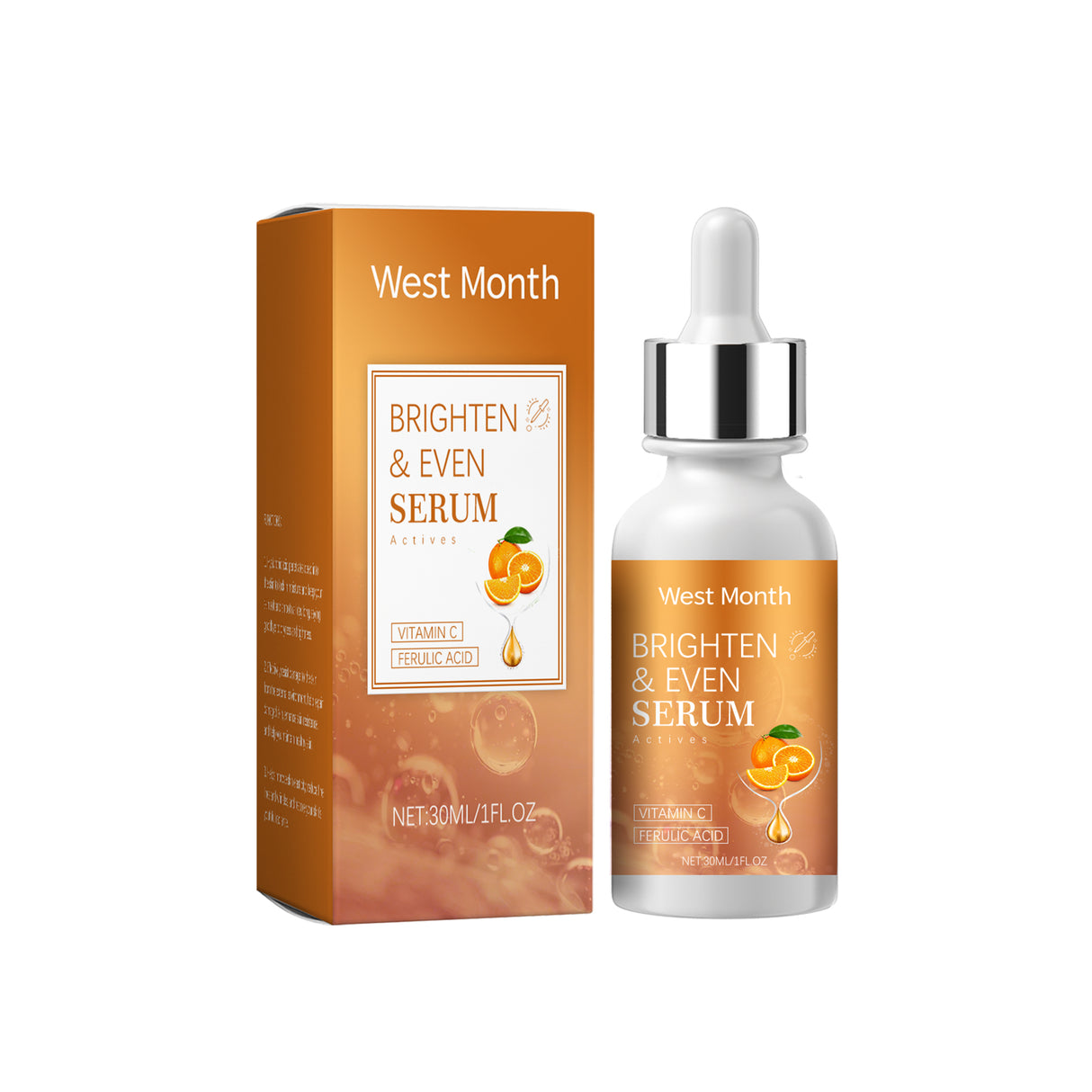 El suero iluminador con vitamina C nutre e hidrata la piel opaca y clara del rostro.