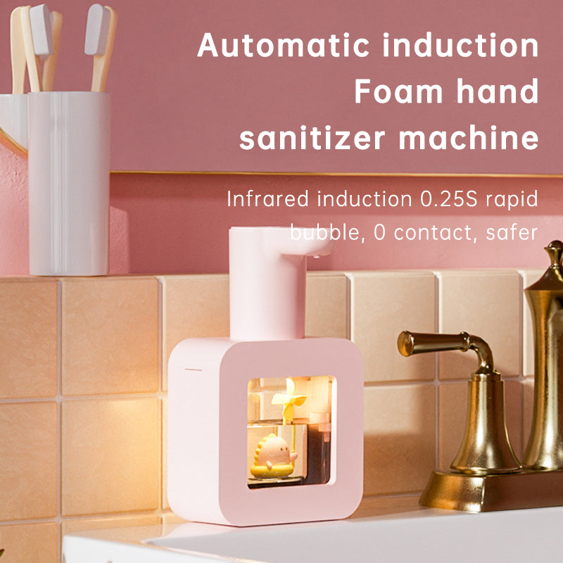Cute Cat Rechargeable Touchless Automatic Soap Dispenser 400ml Kids foam Soap Dispenser with Night Light - V.I.P Digital Presence
