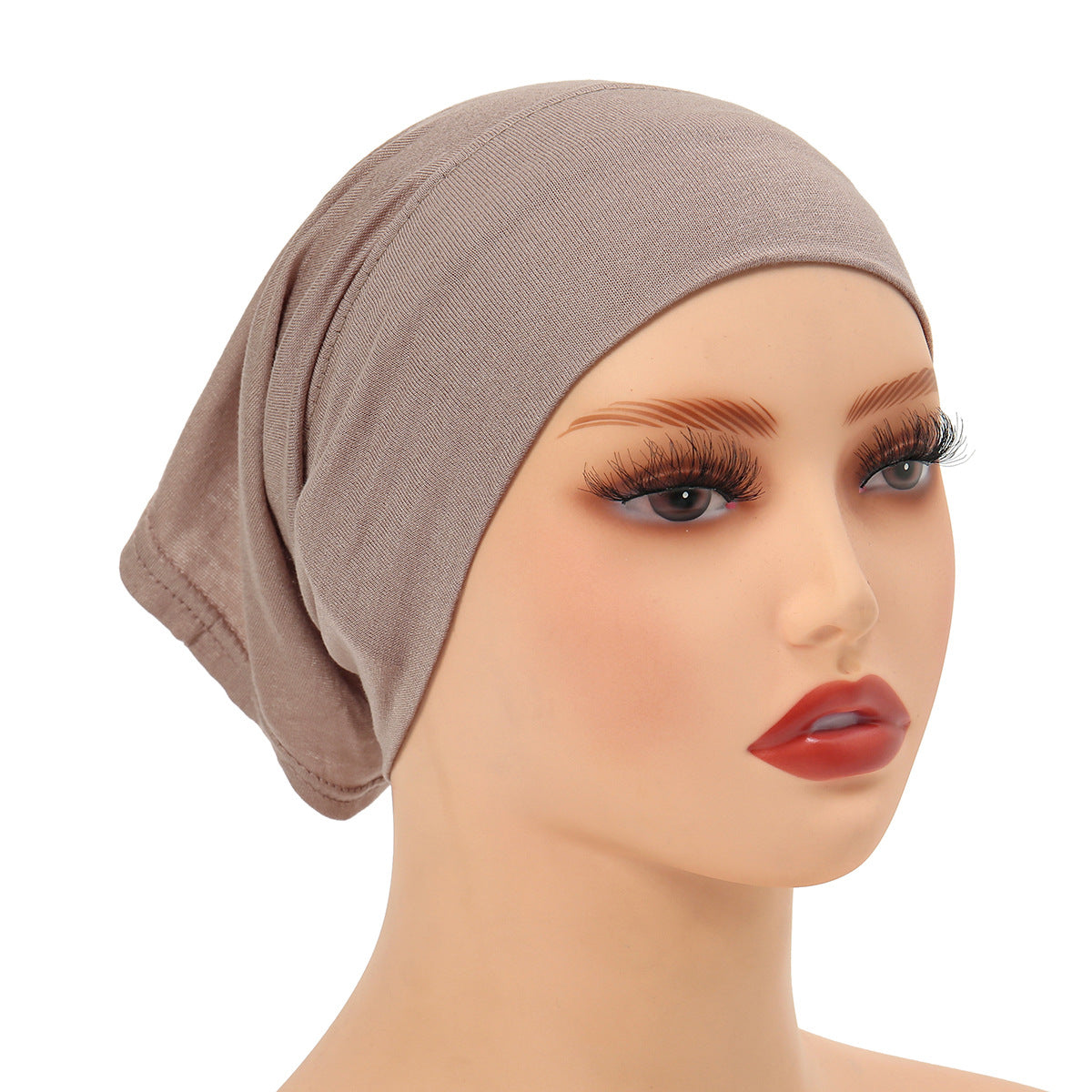 High-Quality Solid Color Silk-Cotton Lining Cap Women's Fashion Simple Versatile Wide-Brimmed Hat - V.I.P Digital Presence