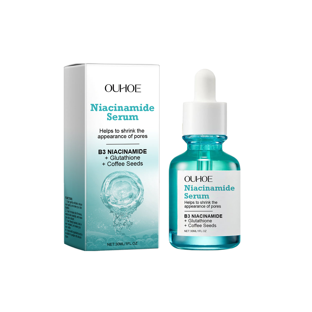 Nicotinamide Brightening Serum, Gently Nourishing, Hydrating And Brightening Facial Skin Moisturizing And Skincare Essence - V.I.P Digital Presence