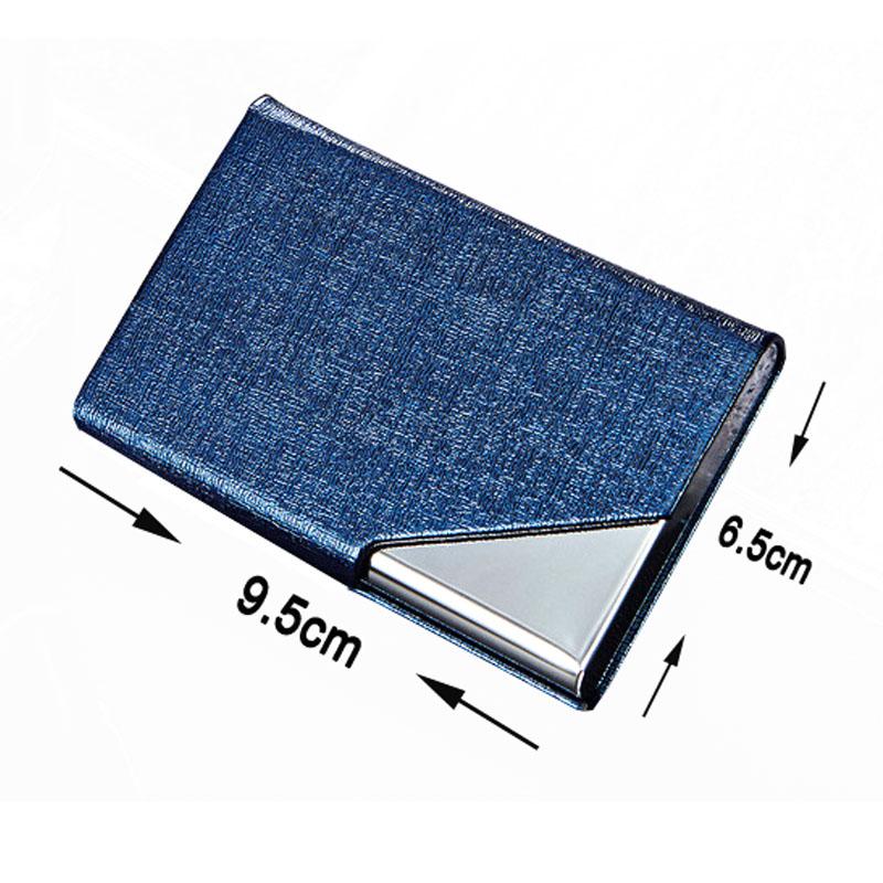 Itapkris Business ID Credit Card Holder For Women Men Fashion Brand Metal Aluminum Card Case PU Leather Porte Carte - V.I.P Digital Presence