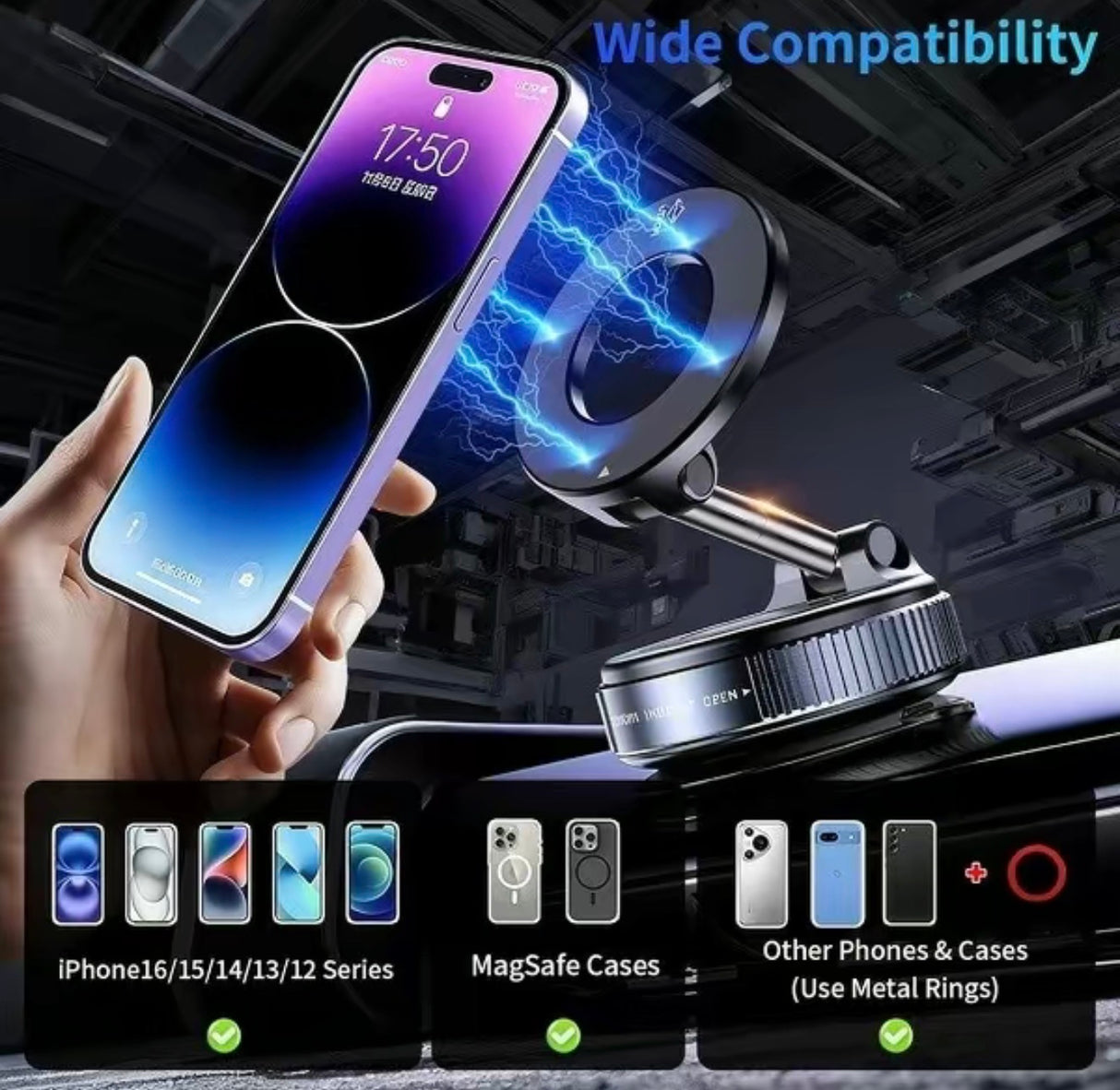 MagFold Car Phone Holder