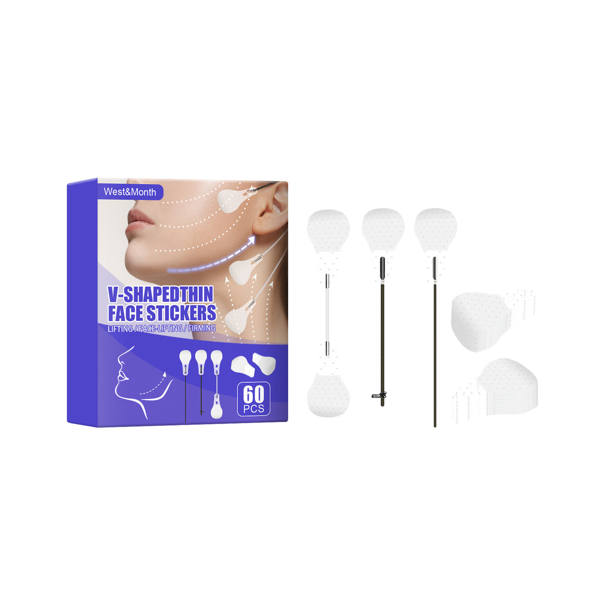 Face Lifting Patch V-Shaped Face Lifting Patch Skin Firming And Thin Chin Muscle Lifting And Swelling Elimination Shaping Patch - V.I.P Digital Presence