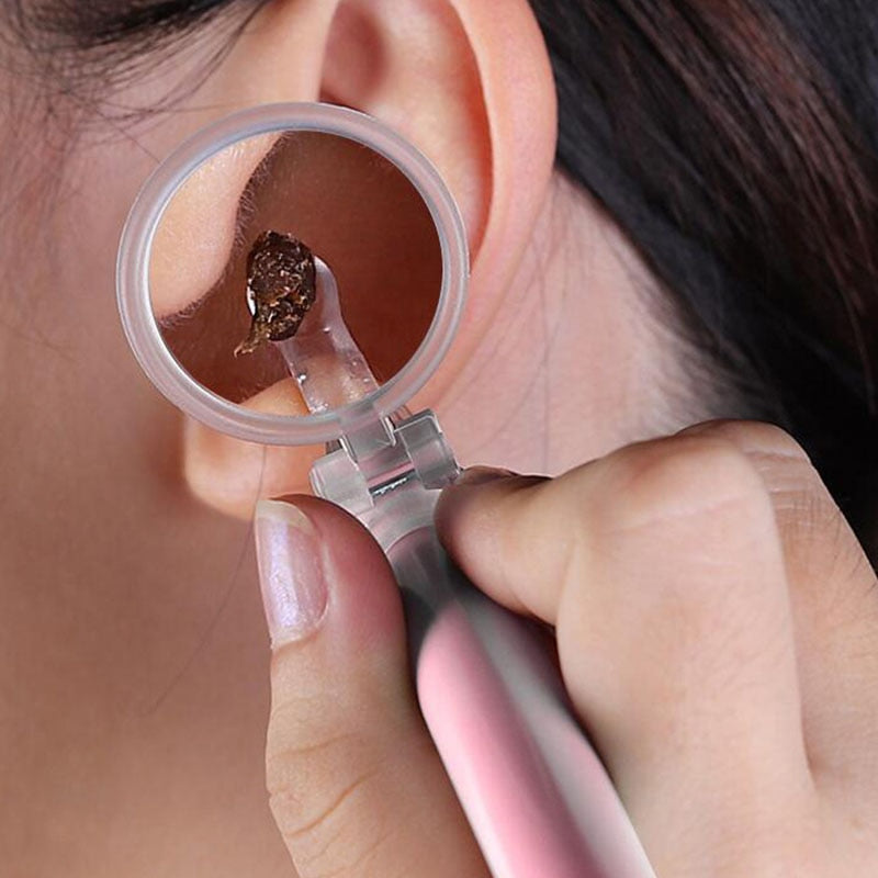 LED FlashLight Earpick Baby Ear Cleaner Endoscope Penlight Spoon Cleaning Ear Curette Light Spoon with Magnifier Ear Wax Removal - V.I.P Digital Presence
